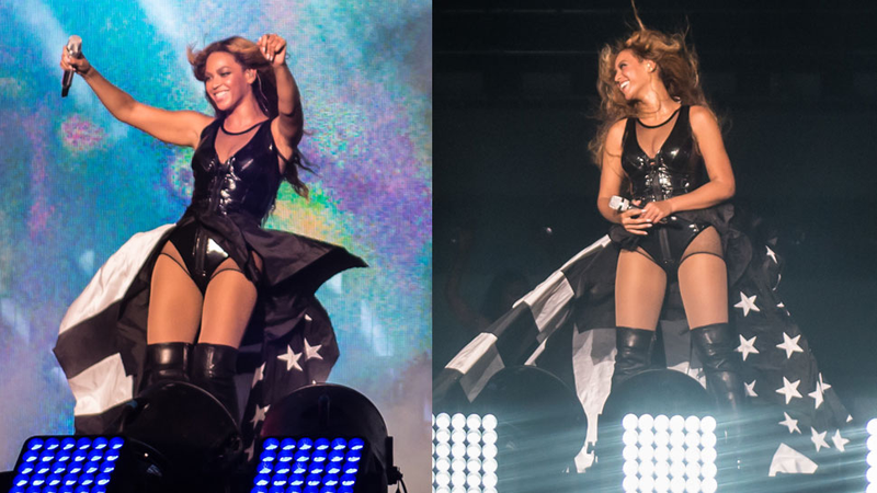 Illustration for article titled Beyoncé's 'On the Run' Tour Costumes, Starring Beyoncé's Thighs